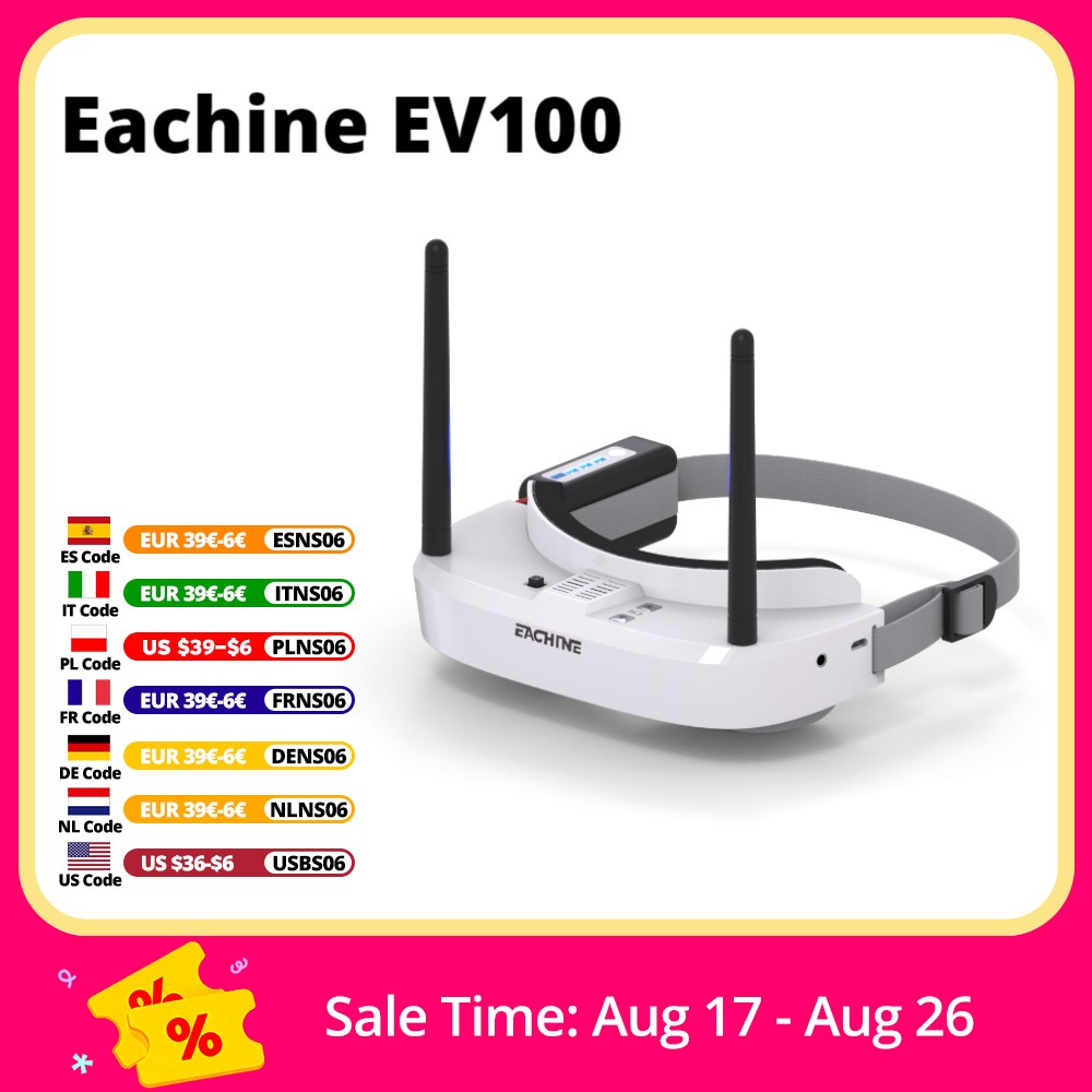 Fpv Drone Antenna - Gafas Eachine EV100 720*540 5,8G 72CH