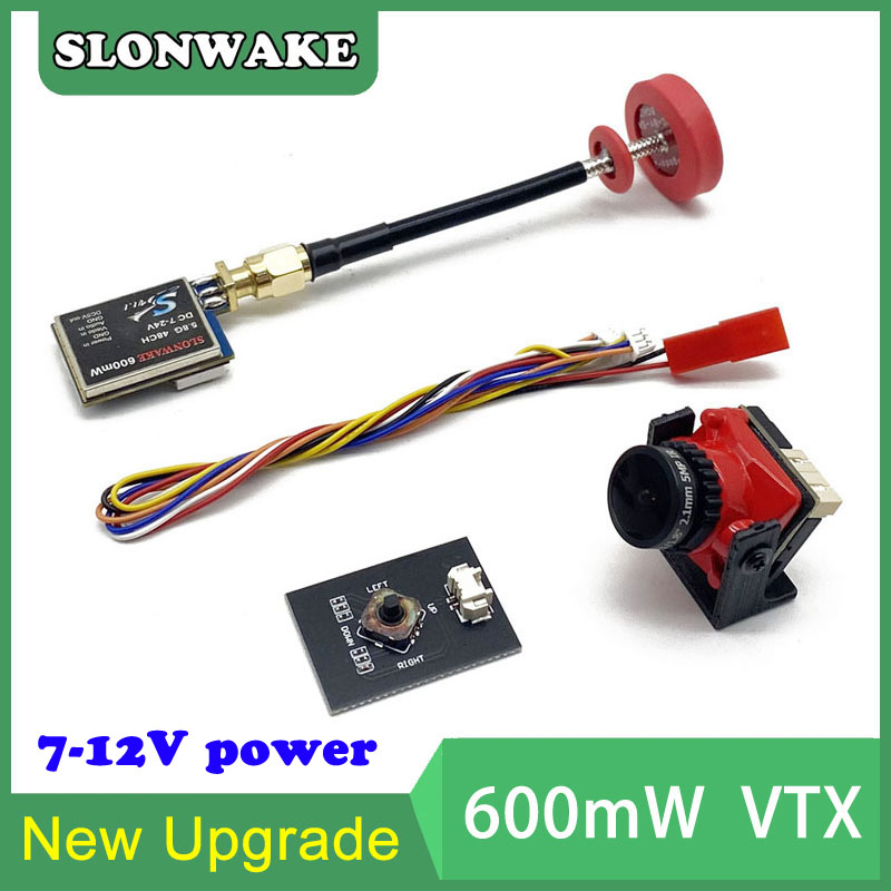 5,8G 48CH 600mW VTX-CAM ajusta - Fpv Drone Camera reseña y precio