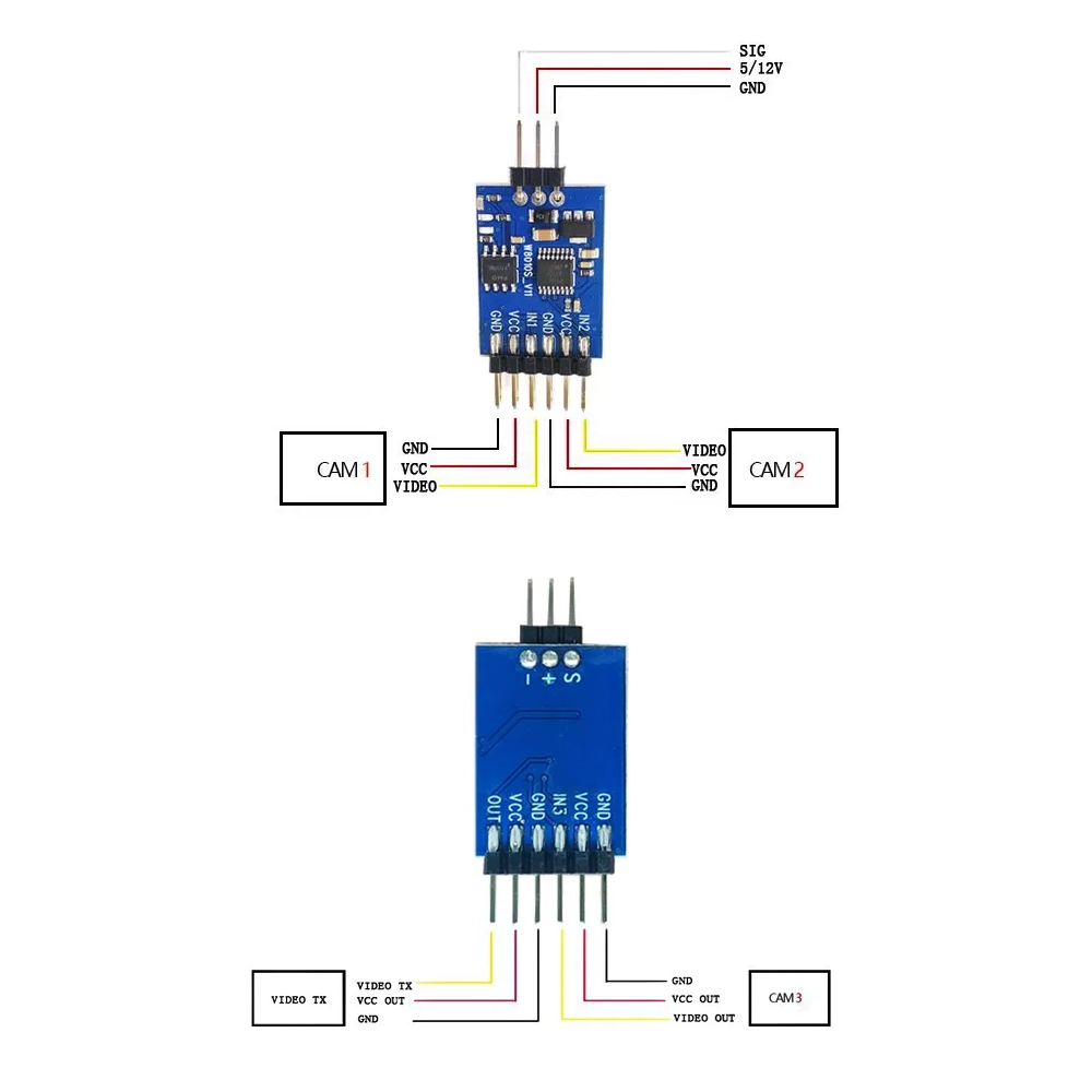Módulo de conmutador de vídeo  - Fpv Drone Camera reseña y precio