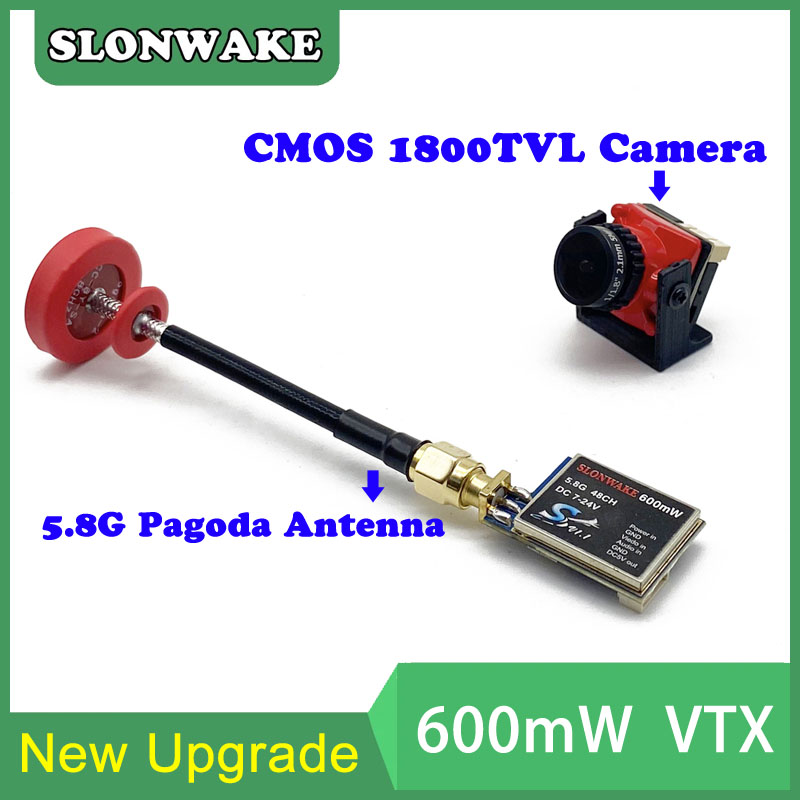 Listo para usar 5,8G 48CH 600m - Fpv Drone Camera reseña y precio