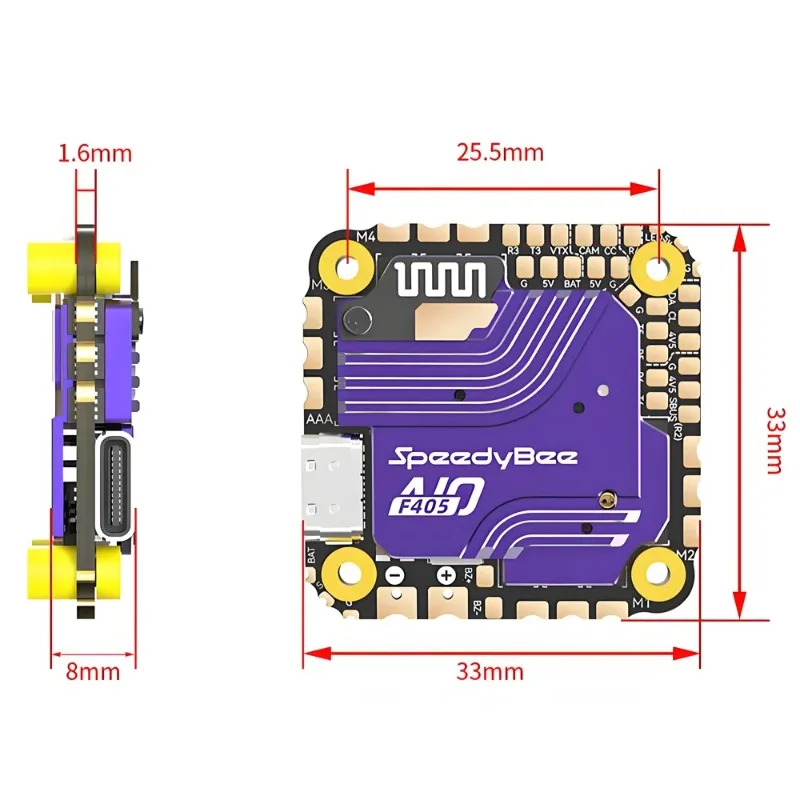 Controlador de Vuelo SpeedyBee - Fpv Drone Flight Controller reseña y precio