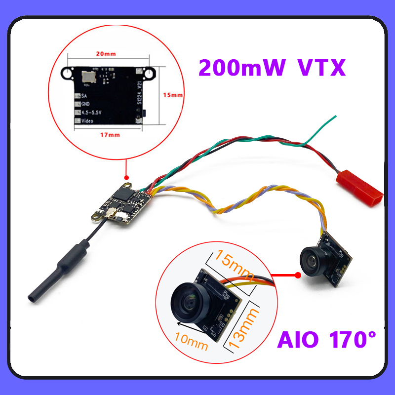 SLONWAKE 5,8G 1200TVL cámara F - Fpv Drone Transmitter reseña y precio